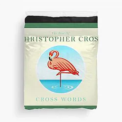 Cross words best of Christopher Cross Duvet Cover