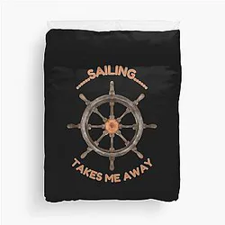 Sailing Boat Christopher Duvet Cover
