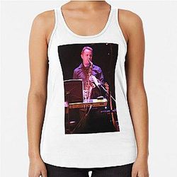 Christopher Cross Band Photograph Racerback Tank Top