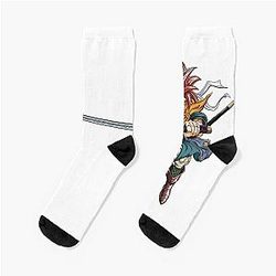 Crono from Chrono Trigger Socks