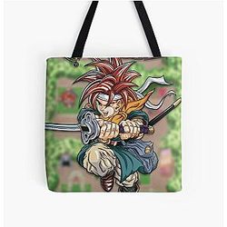 Crono from Chrono Trigger with Background All Print Tote Bag