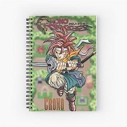Crono from Chrono Trigger Spiral Notebook