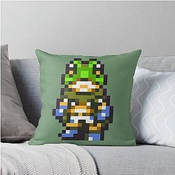Frog Chrono Trigger Throw Pillow