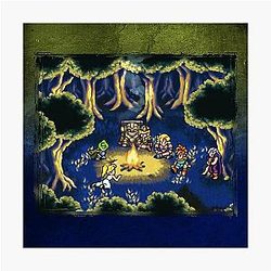 Chrono Trigger Camping ScenePhotographic Print