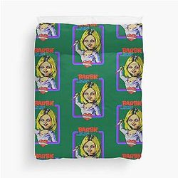 Barbie Eat Your Heart Out Bride of Chucky Duvet Cover