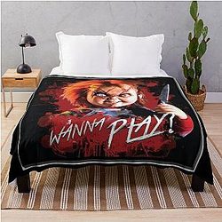 Game of Chucky Throw Blanket