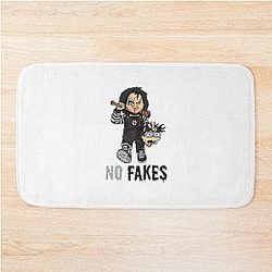 No Fakes Chucky Gift for Chucky Fans Horror Movies Bath Mat