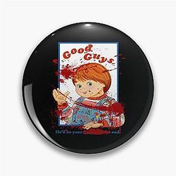 Chucky T-Shirt Bloody Good Guys - Chucky Pin