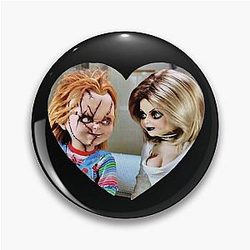 Chucky and Tiffany Pin