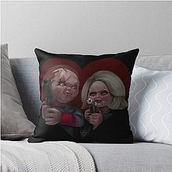 Bride of Chucky Throw Pillow