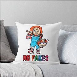 Chucky Gift for Chucky Lovers Horror Movie Fans Throw Pillow