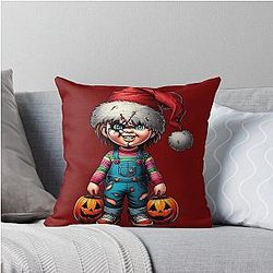 Christmas Chucky Throw Pillow