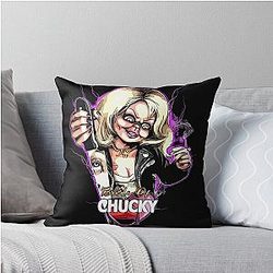 Bride of Chucky Childs Play doll Throw Pillow