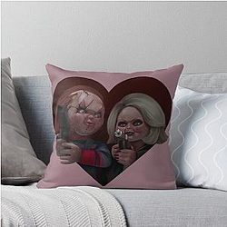 Bride of Chucky Throw Pillow