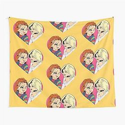 Chucky and Tiffany Tapestry