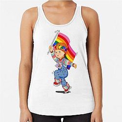 Good Guys Pride Childs Play Chucky Racerback Tank Top