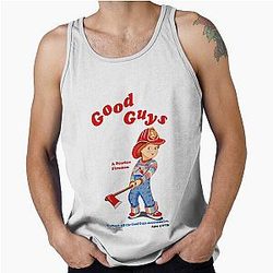 Good Guys Fireman Child's Play Chucky Tank Top