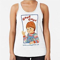 Child's Play Good Guys Chucky Racerback Tank Top