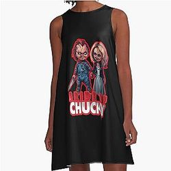 Chucky and Tiffany Bride of Chucky Dress