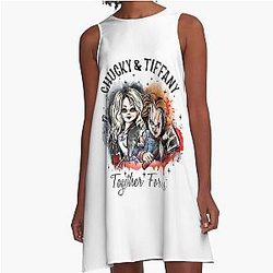 Chucky and Tiffany A-Line Dress