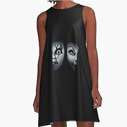 Best Chucky Halloween Gift A-Line Dress