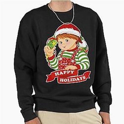 Child's Play - Happy Holiday - Chucky Pullover Sweatshirt