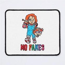 No Fakes Chucky Gift for Chucky fans Horror Movies Mouse Pad
