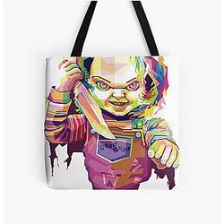 Chucky in Vector Art Style Tote Bag