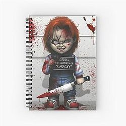 Chucky from Child's  Play Spiral Notebook