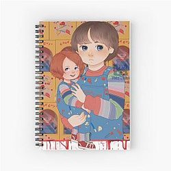 Chucky and Andy Spiral Notebook