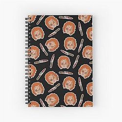 Chucky Child's Play Pattern Spiral Notebook
