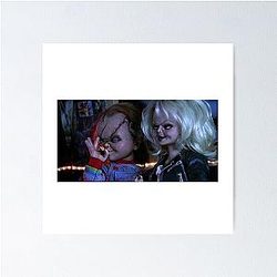 Chucky and Tiffany Poster