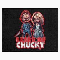 Chucky and Tiffany Bride of Chucky Jigsaw Puzzle