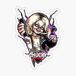 Bride of Chucky Child's Play doll sticker