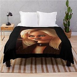 Bride of Chucky Throw Blanket