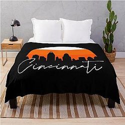 Football Cincinnati Bengals Throw Blanket