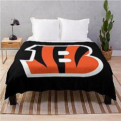 Football Cincinnati Bengals Throw Blanket
