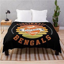 Football Cincinnati Bengals Throw Blanket