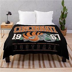 Football Cincinnati Bengals Throw Blanket