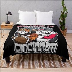 Football Cincinnati Bengals Throw Blanket