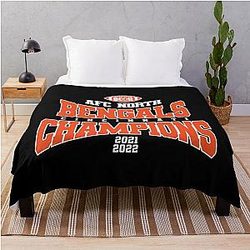 Football Cincinnati Bengals Throw Blanket