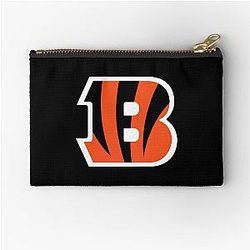 Football Zipper Pouch by Cincinnati Bengals