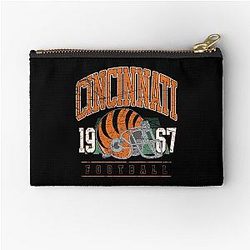 Football Cincinnati Bengals Zipper Pouch