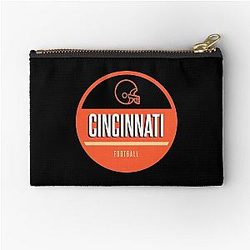 Football Cincinnati Bengals Zipper Pouch