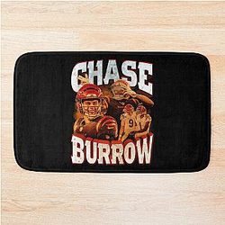 Football Rubber Cincinnati Bengals Bath Mat
