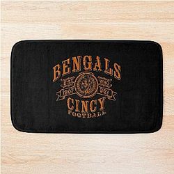 Cincinnati Bengals Football Bath Mat