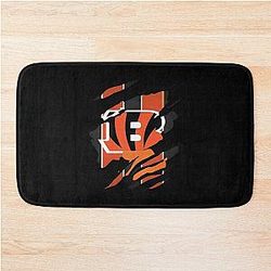 Football & Cincinnati Bengals Bath Mat