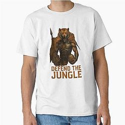 Fierce Tiger Football Art Who Dey Cincinnati Bengals T-Shirt