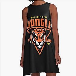 Football Cincinnati Bengals A-Line Dress