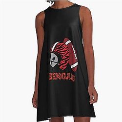 Football Cincinnati Bengals A-Line Dress